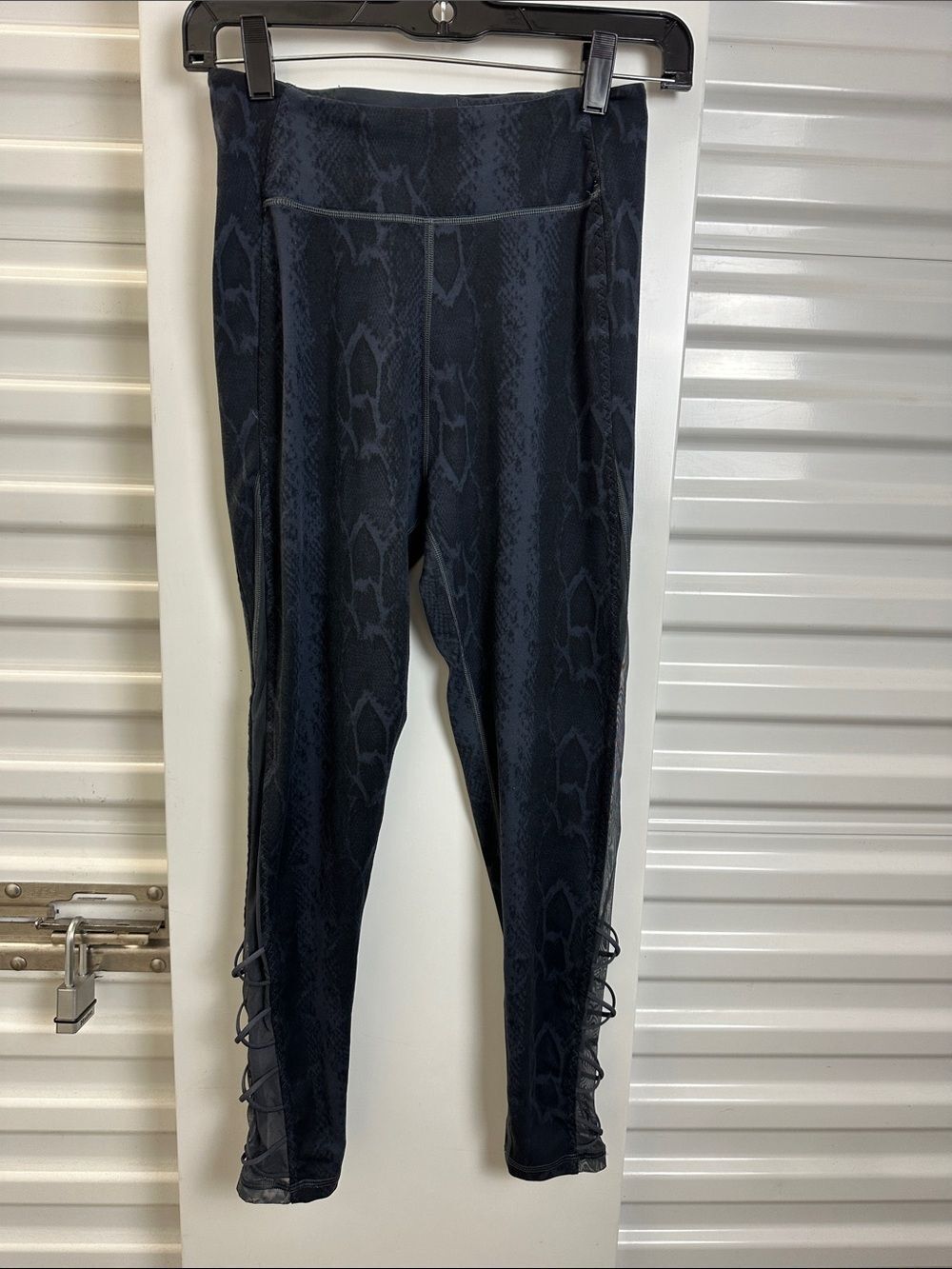 Victoria's Secret Black Workout Leggings with Waistband Logo
